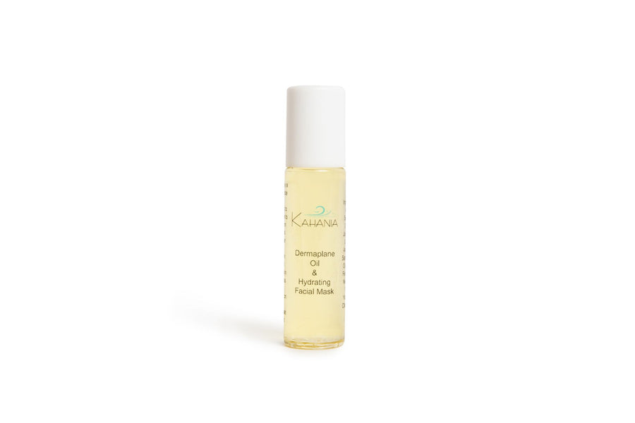 Dermaplane/Oil-Planing Set contains 2 in 1 Dermaplane Oil & Hydrating Face Mask and 3 Face Razors