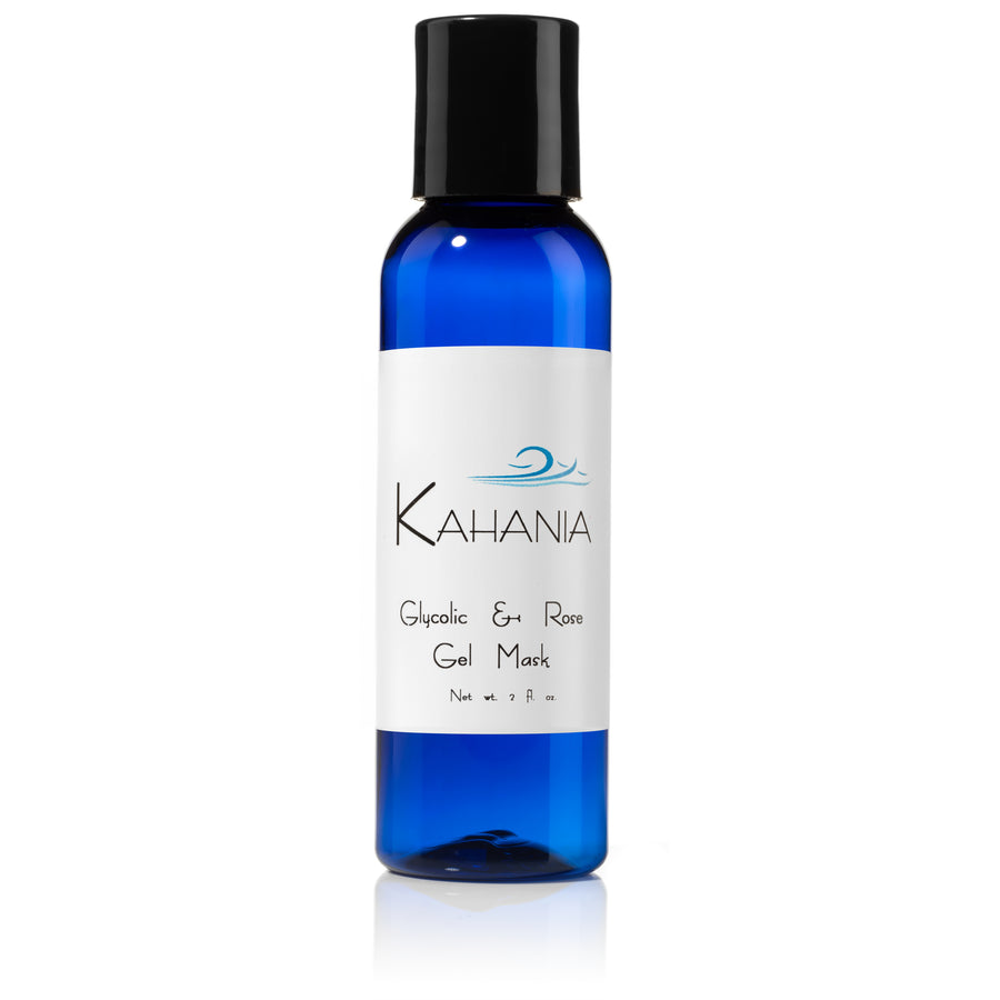 Glycolic & Rose Gel Face Mask - Kahania Natural
