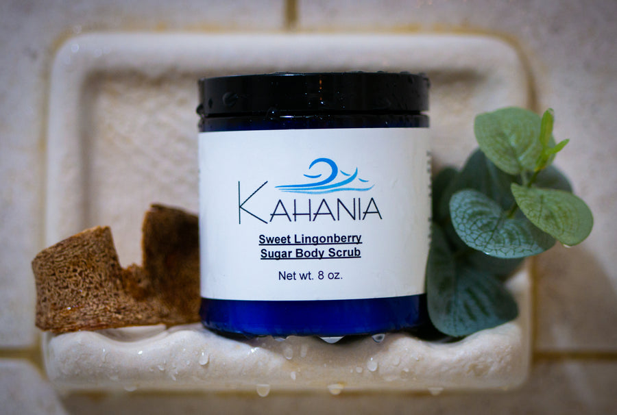 Sweet Lingonberry Sugar Body Scrub - Kahania Natural
