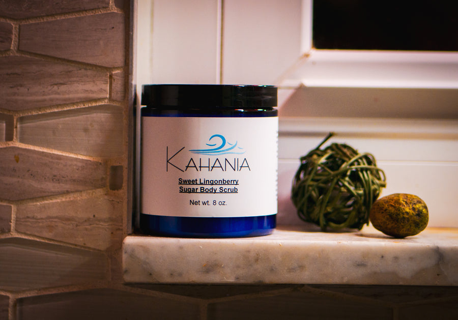 Sweet Lingonberry Sugar Body Scrub - Kahania Natural