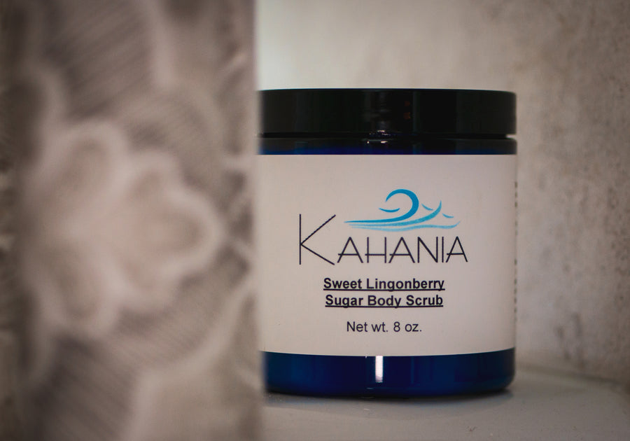 Sweet Lingonberry Sugar Body Scrub - Kahania Natural